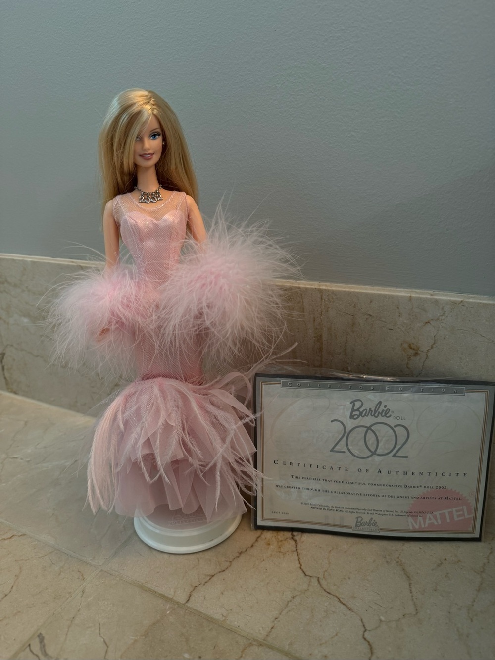 Barbie Year 2002 Doll with Certificate of Authenticity - collection item